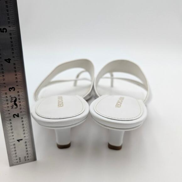 Veronica Beard Alanis Kitten Heel Slide Sandal Women's Coconut Size US9M EU40 - Picture 5 of 14